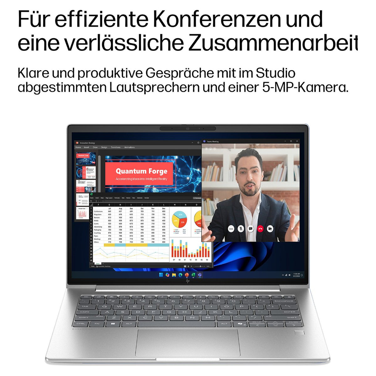 HP EliteBook 6 G2i Core7 350/32GB/1TBSSD/W11 Pro LTE 5G 2J Gar (DE )