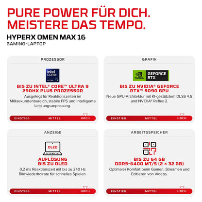 HP OMEN 16-ah1490ng CU7 270HX Plus/32GB/1TBSSD/RTX5080/W11 Home