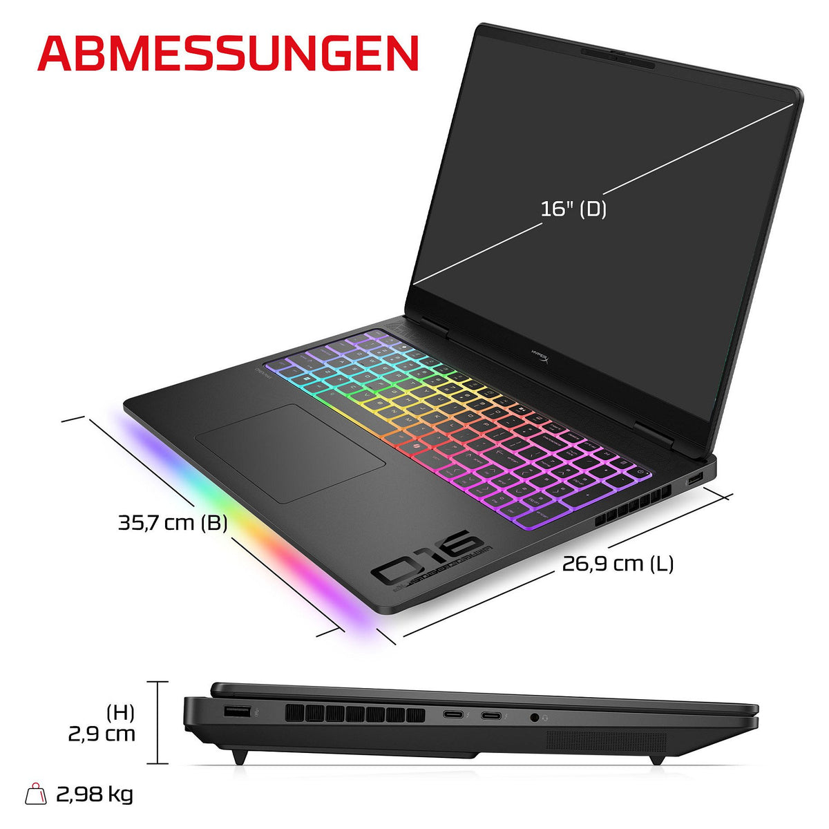 HP OMEN 16-ah1490ng CU7 270HX Plus/32GB/1TBSSD/RTX5080/W11 Home