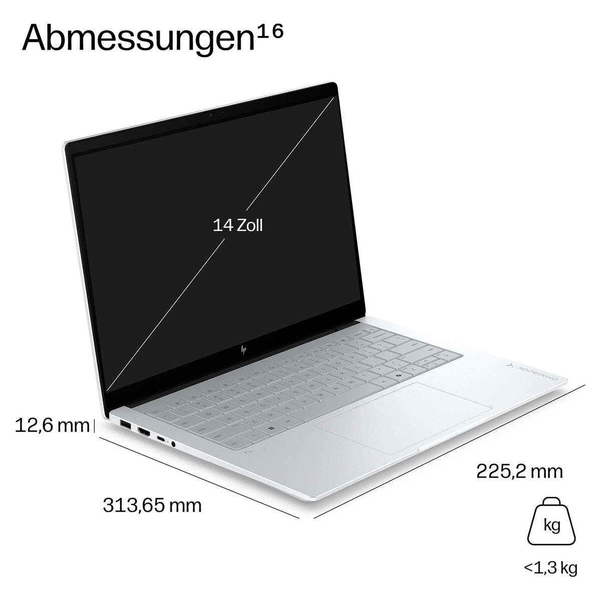 HP OmniBook X 14-ka0176ng CU7 356H/24GB/1TBSSD/W11 Pro