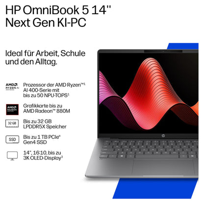 HP OmniBook 5 14-hm0151ng RYZ AI 5 330/16GB/512SSD/W11 Home