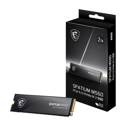 M.2 2TB MSI Spatium M560 (M.2 2280) PCIe Gen5 x4 NVMe
