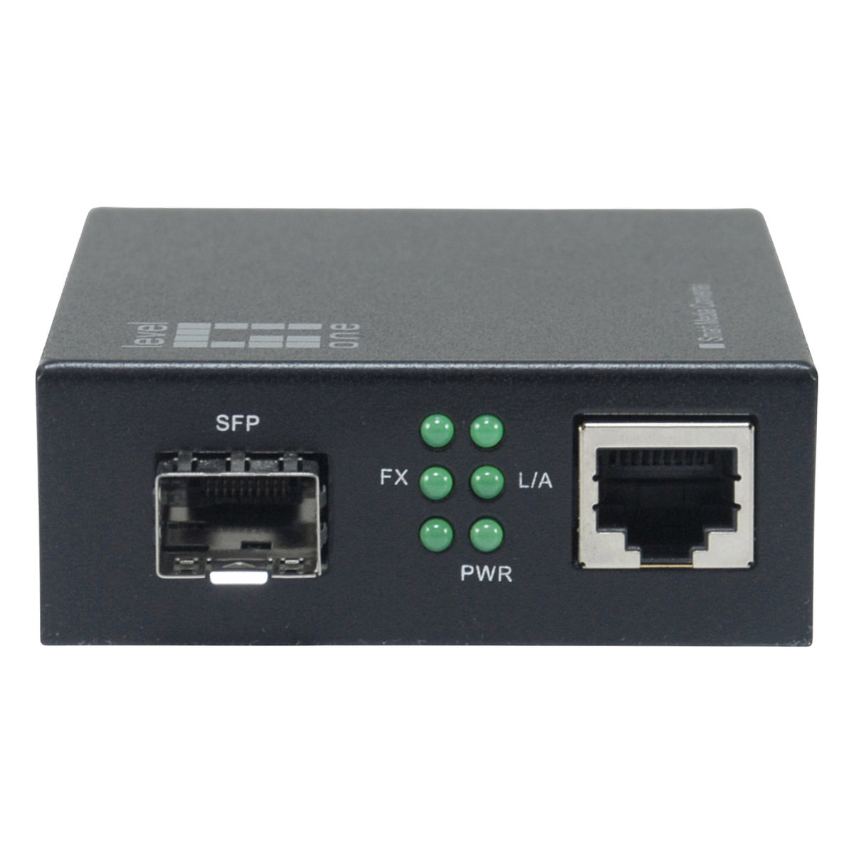 Media Konverter RJ45->SFP GE 19" Smart