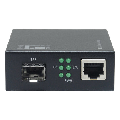 Media Konverter RJ45->SFP GE 19" Smart