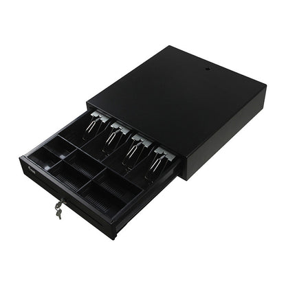 Kassenschublade 4Schein-/8Münzfächer RJ11 POS schwarz