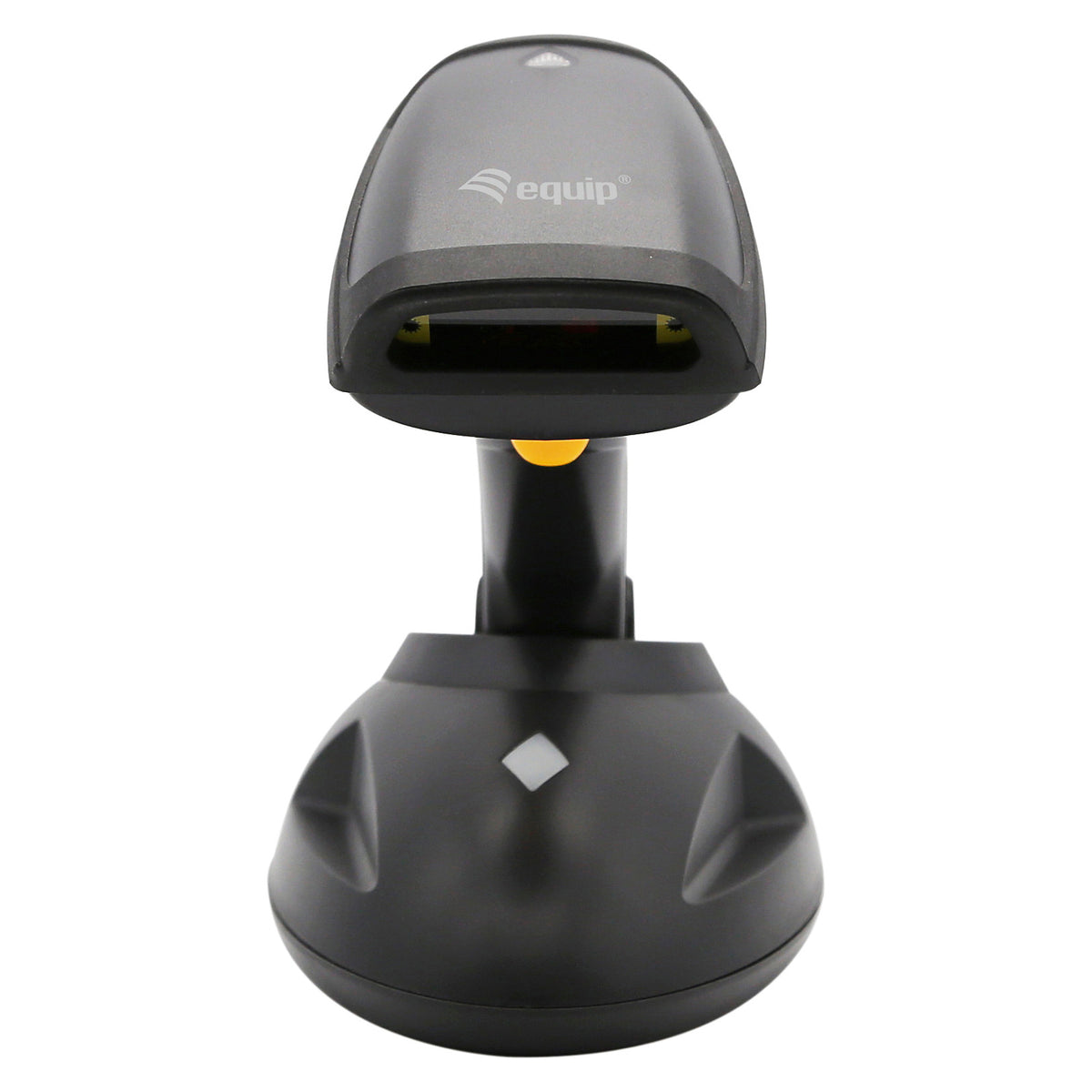 Equip 1D-Barcodescanner Laser Wireless/433MHz+Halter schwarz
