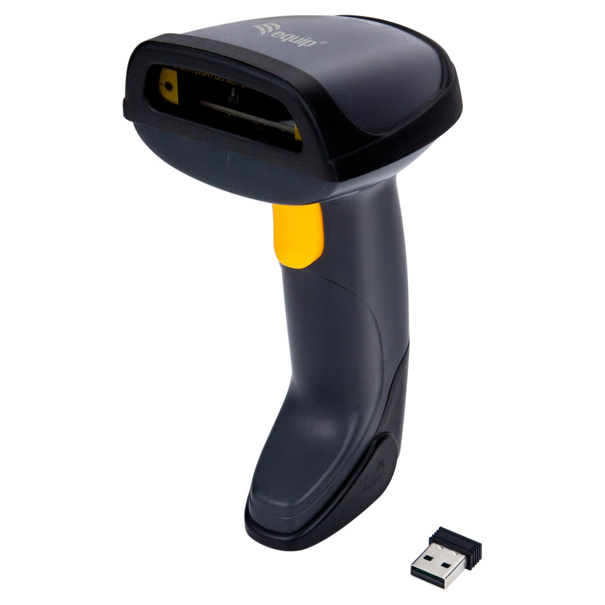 Equip 1D-Barcodescanner Laser Wireless/2.4GHz+Halter schwarz