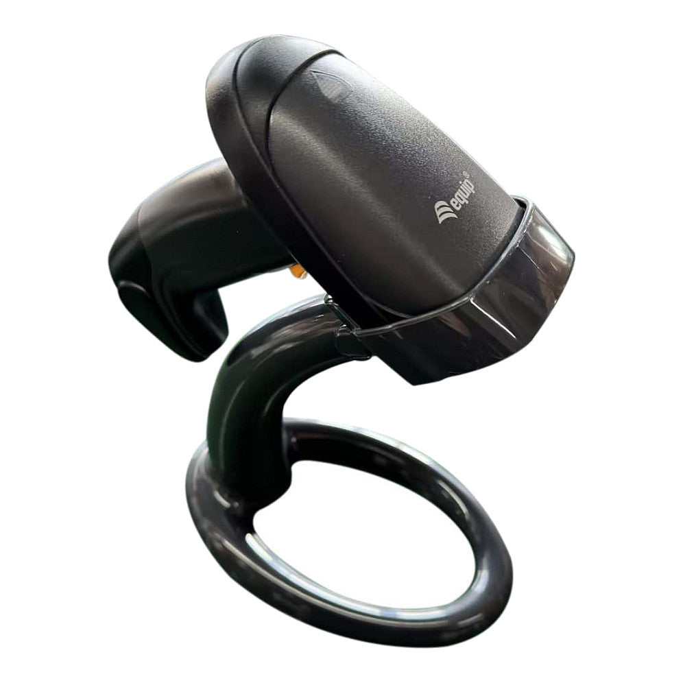 Equip 1D-Barcodescanner Laser Wireless/2.4GHz+Halter schwarz