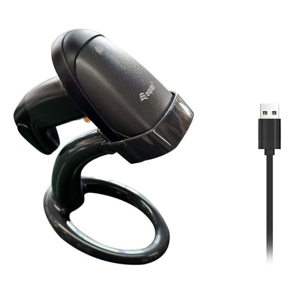 Equip 1D-Barcodescanner Laser Wireless/2.4GHz+Halter schwarz