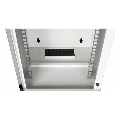 Equip 10" Wandgehäuse Glastür ECO 300x300mm 9U grau