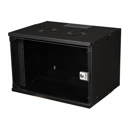 Equip 19" Wandgehäuse Glastür ECO 540x400mm 7U schwarz