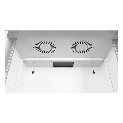 Equip 19" Wandgehäuse Glastür ECO 540x400mm 7U grau