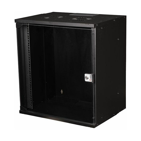Equip 19" Wandgehäuse Glastür ECO 540x400mm 12U schwarz