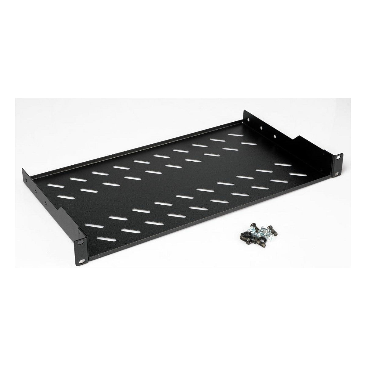 Equip 19" Fachboden fest für Serverschränke 25cm 1U schwarz