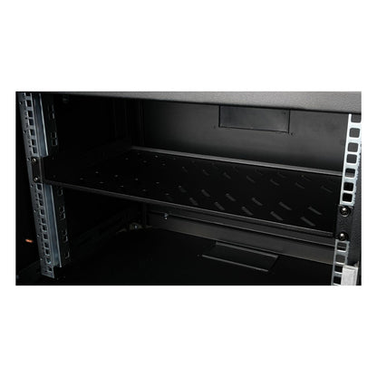 Equip 19" Fachboden fest für Serverschränke 25cm 1U schwarz