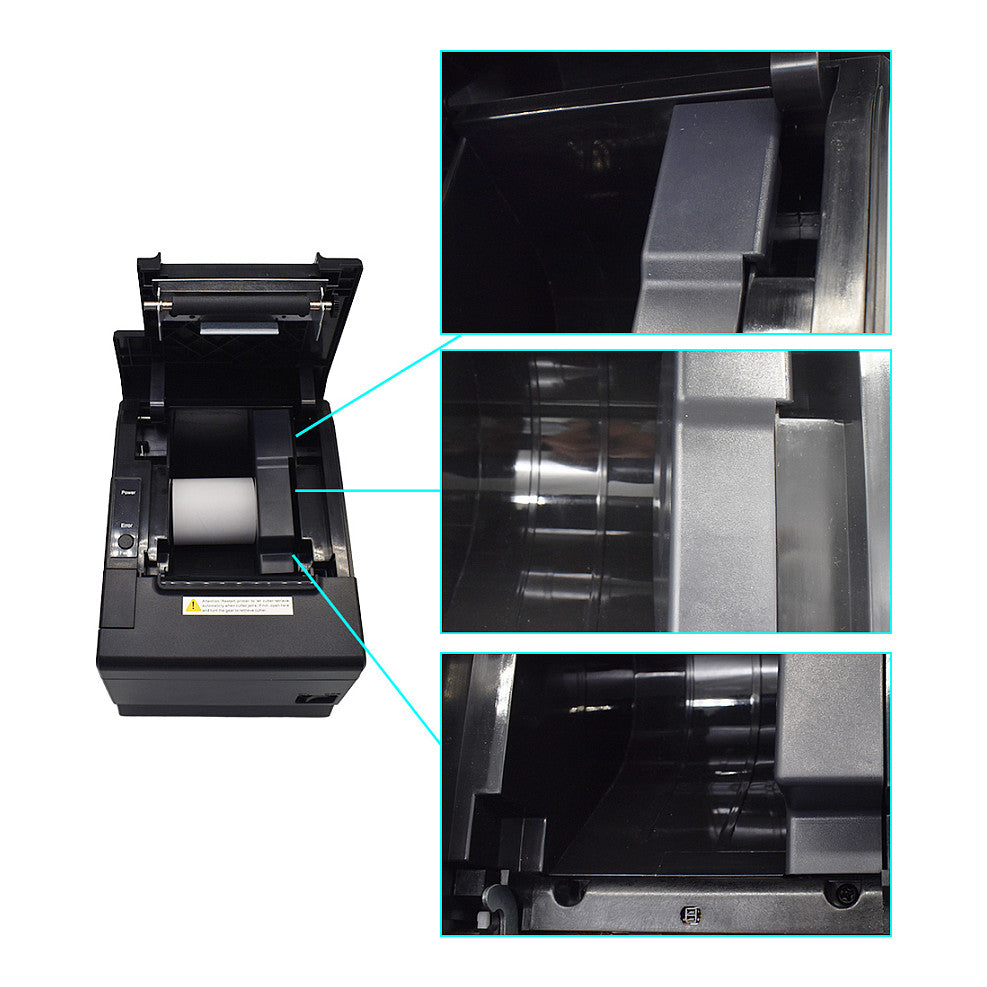 Equip Thermodrucker 58/80mm USB/Bluetooth/WiFi/+ schwarz