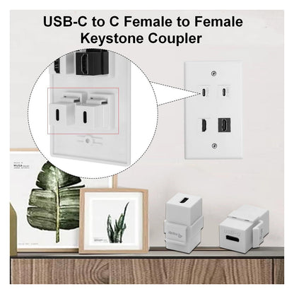 Equip Keystone-Koppler USB 3.2 Gen2 USB-C->USB-C ws