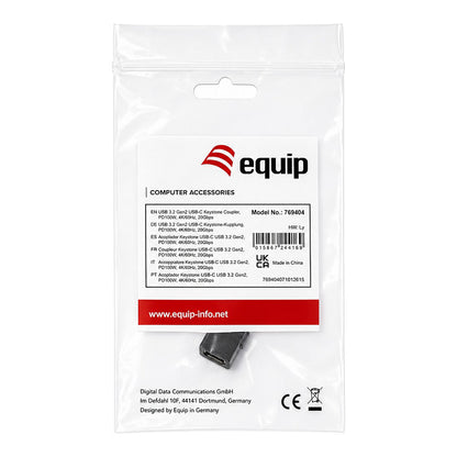 Equip Keystone-Koppler USB 3.2 Gen2 USB-C->USB-C sw