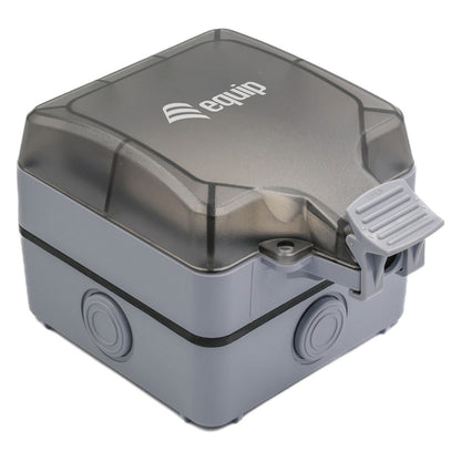 Aufputzdose 1-Port Keystone ungeschirmt outdoor grau