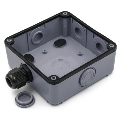 Aufputzdose 1-Port Keystone ungeschirmt outdoor grau