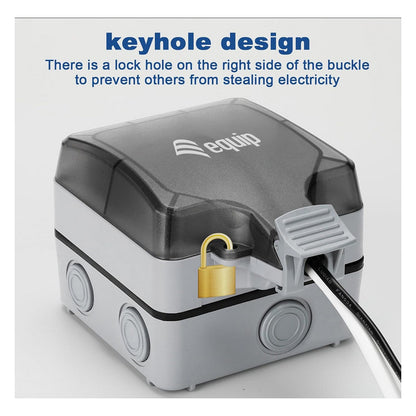 Aufputzdose 1-Port Keystone ungeschirmt outdoor grau