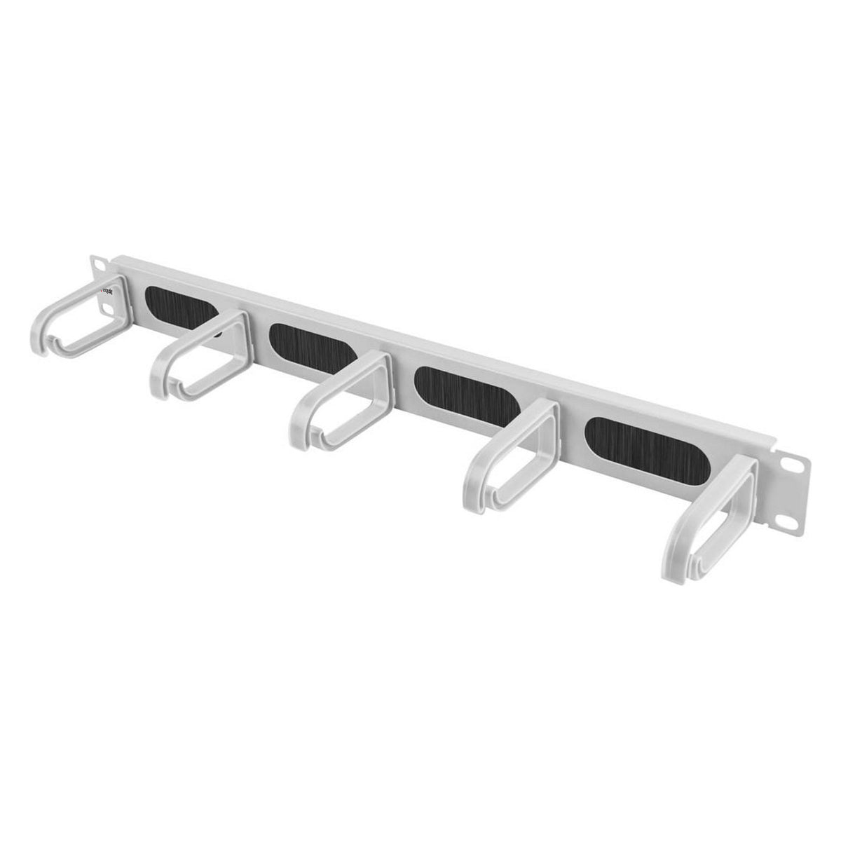 Equip 19" Kabelmanagement 5xPlastikringe Stahl 1U RAL7035