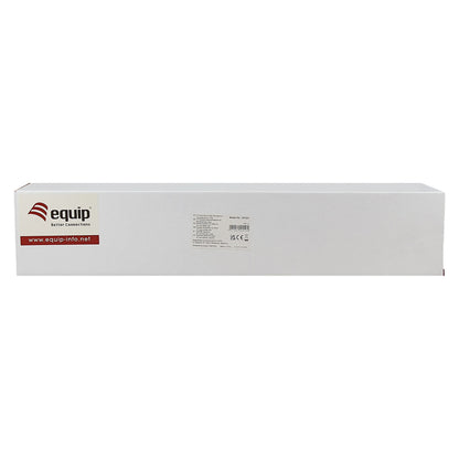 Equip 19" Kabelmanagement 5xPlastikringe Stahl 1U RAL7035