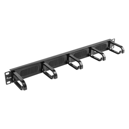 Equip 19" Kabelmanagement 5xPlastikringe Stahl 1U RAL9005