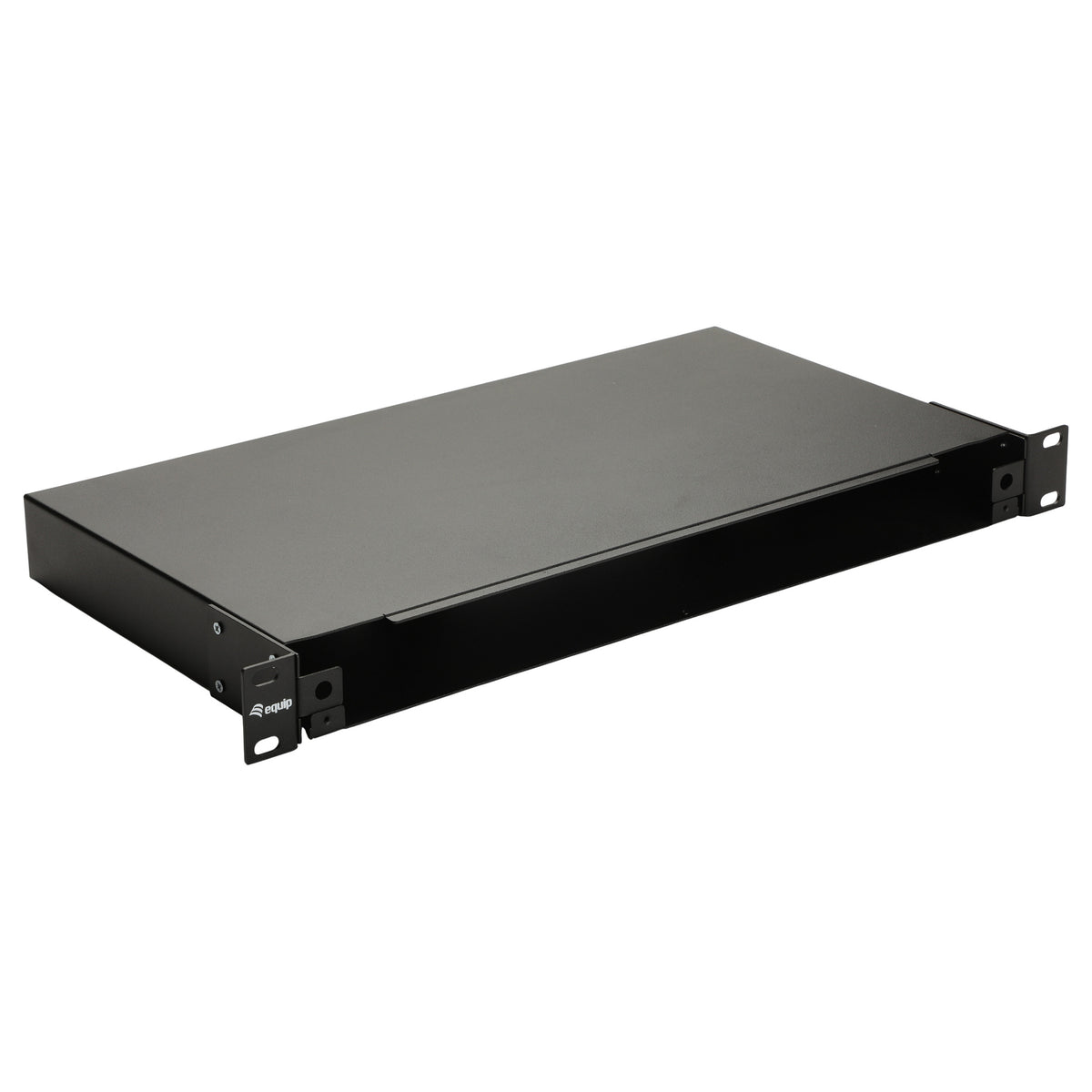 Equip 19" Glasfaser-Space-Box ohne Panel Stahl sw