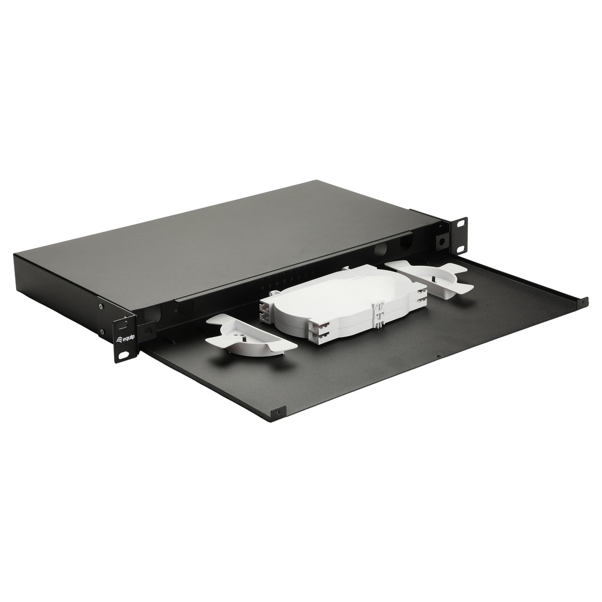 Equip 19" Glasfaser-Space-Box ohne Panel Stahl sw
