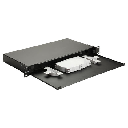 Equip 19" Glasfaser-Space-Box ohne Panel Stahl sw