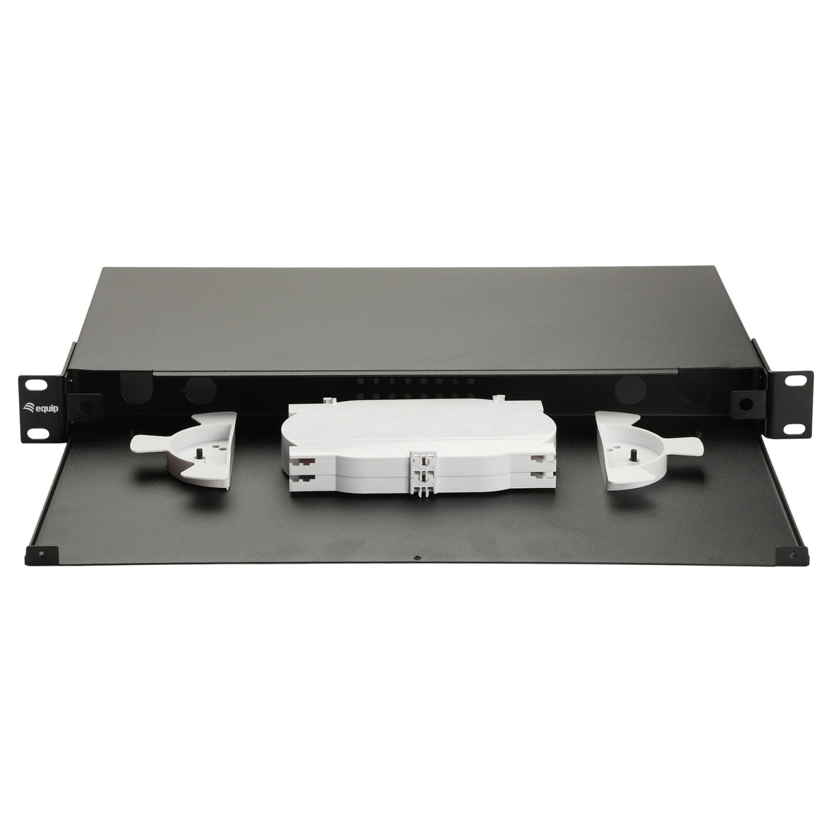 Equip 19" Glasfaser-Space-Box ohne Panel Stahl sw