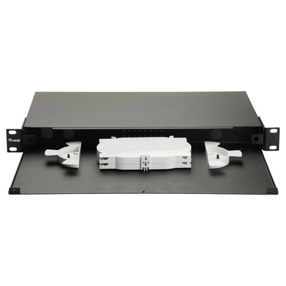 Equip 19" Glasfaser-Space-Box ohne Panel Stahl sw
