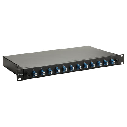Equip LWL-Spleißkasten 12-Port LC-Duplex OS2 1U komplett sw