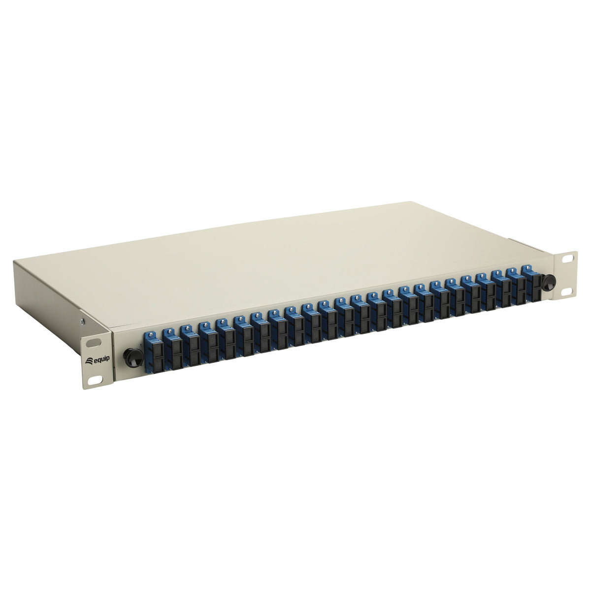 Equip LWL-Spleißkasten 24-Port SC-Duplex OS2 1U komplett gr