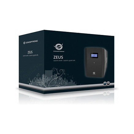 CONCEPTRONIC USV 2200VA/1320W/6xIEC/HID USB/RJ45in/Out/+ sw