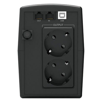 CONCEPTRONIC USV 650VA/360W/2xSchuko/HID USB/RJ45in/Out sw