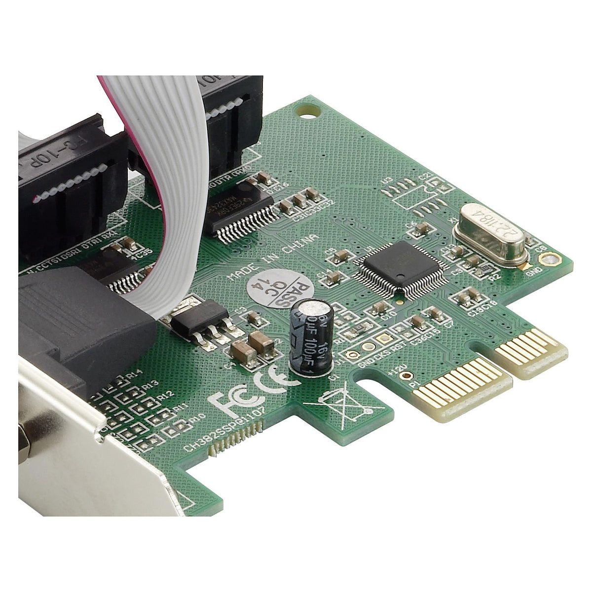 CONCEPTRONIC PCIe1x Card 2xRS232-Seriell 2.5Gbps