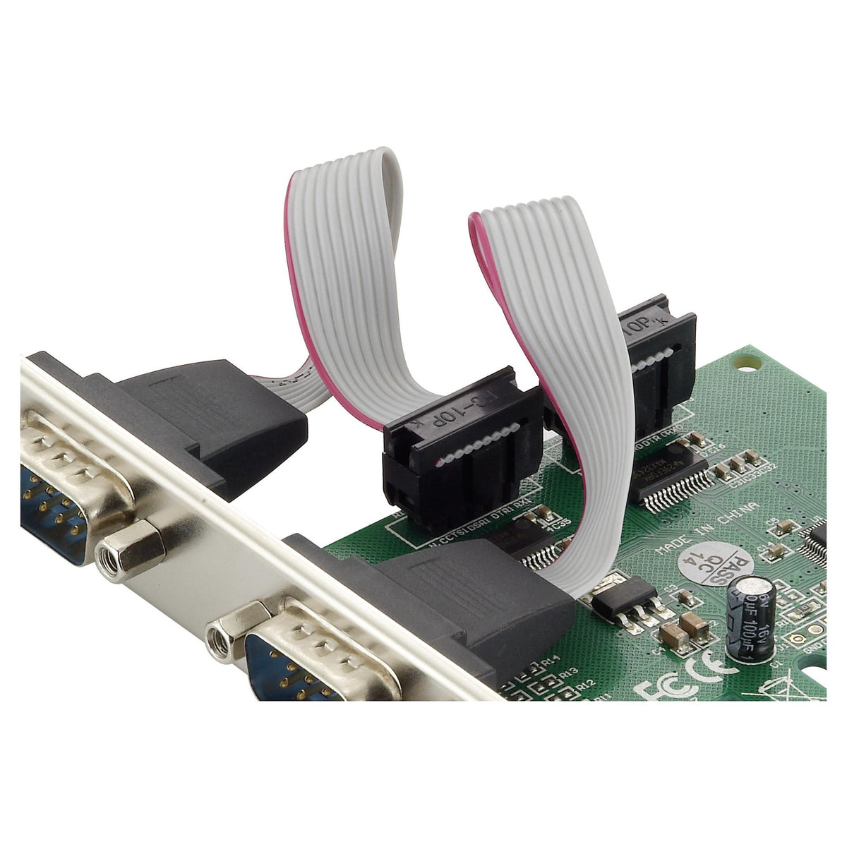 CONCEPTRONIC PCIe1x Card 2xRS232-Seriell 2.5Gbps