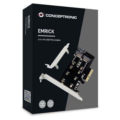 CONCEPTRONIC M.2 4xPCIe3.0 Card M.2 SATA/M.2 NVMe SSD