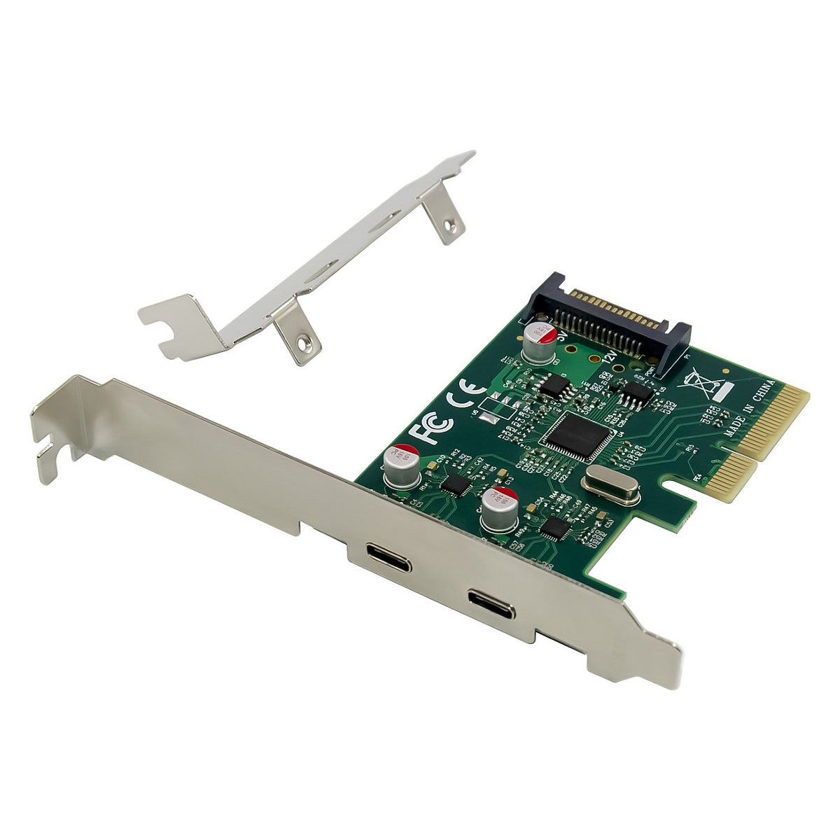CONCEPTRONIC 4xPCIe2.0 Card 2xUSB-C3.2 Gen2 10Gbps