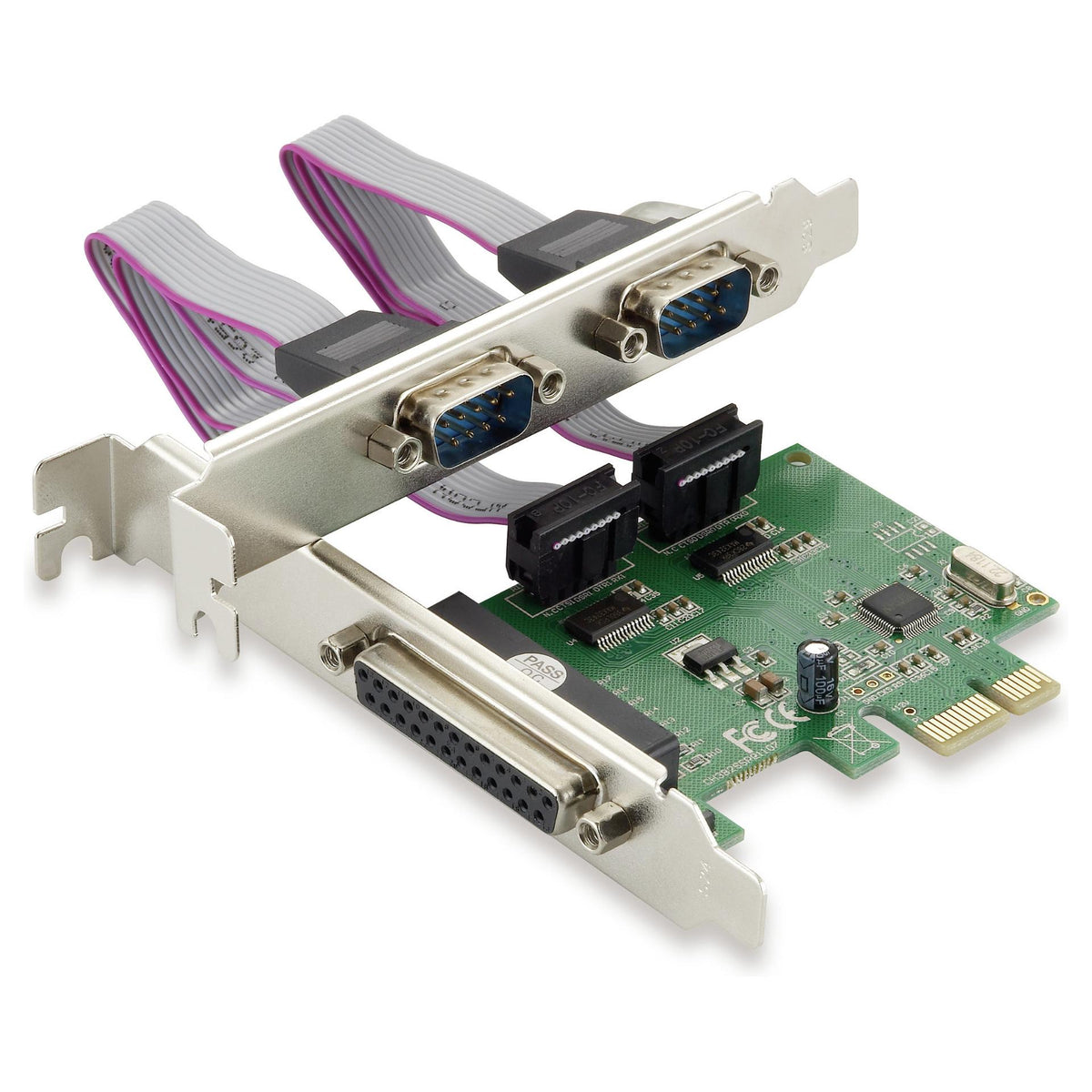 CONCEPTRONIC PCIe1x Card 2xRS232-Seri./1xParal. 2.5Gbps