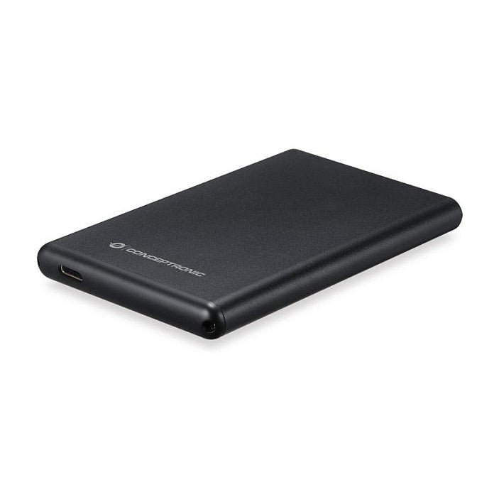 CONCEPTRONIC SSD Gehäuse 2.5"SATA HDD/SSD USB-C3.2 6Gbs sw