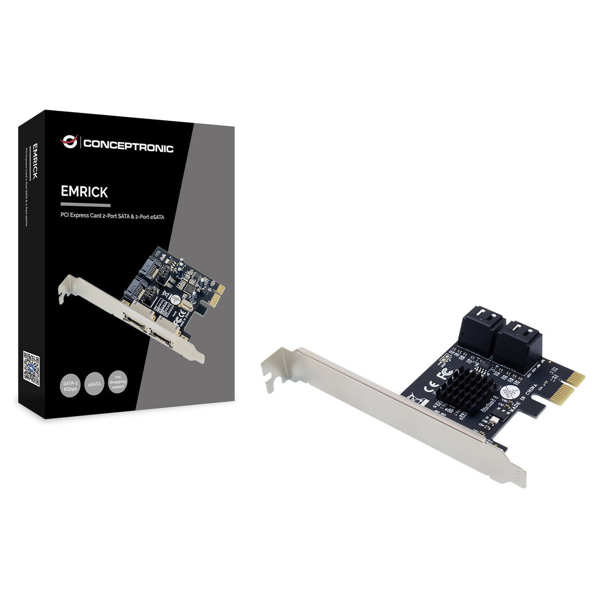 SATA 1xPCIe Card 2xeSATA/2xiSATA 6Gbps