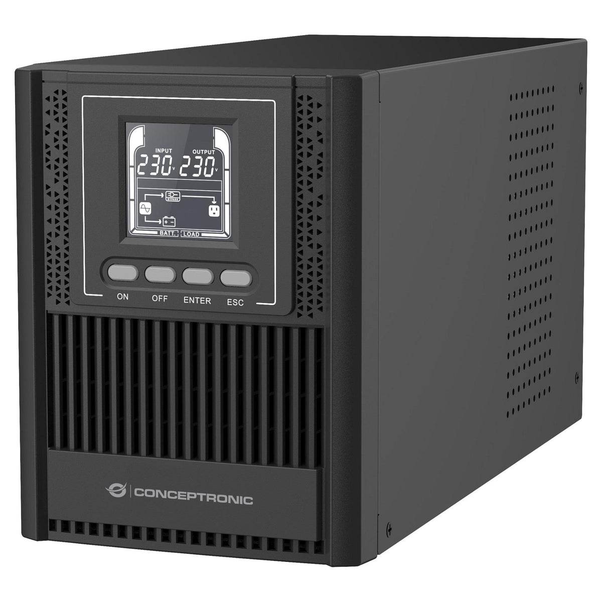 CONCEPTRONIC USV 1000VA/ 900W/4xIEC/HID USB/+Online Tower sw