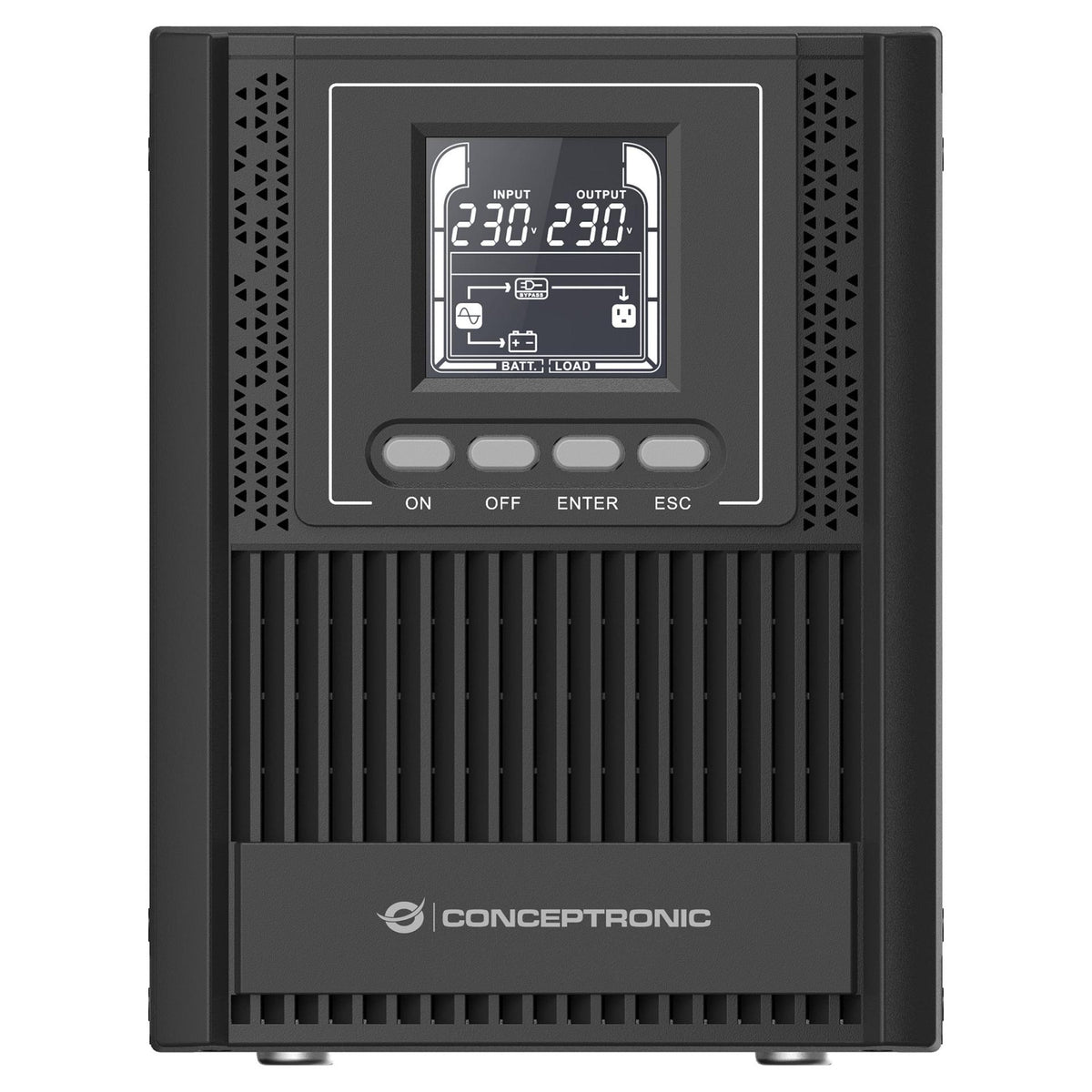CONCEPTRONIC USV 1000VA/ 900W/4xIEC/HID USB/+Online Tower sw