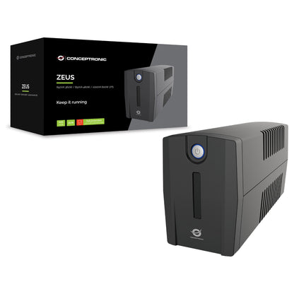 CONCEPTRONIC USV 850VA/480W/2xUK/HID USB/RJ45in/Out/AVR sw
