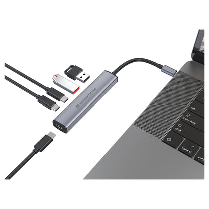 CONCEPTRONIC 4-1 Dock USB-C->2xUSB-C/2xUSB-A/100WPD gr