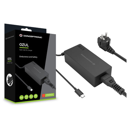CONCEPTRONIC Ladegerät 1Port GaN USB-C 65WPD3.0/PPS sw