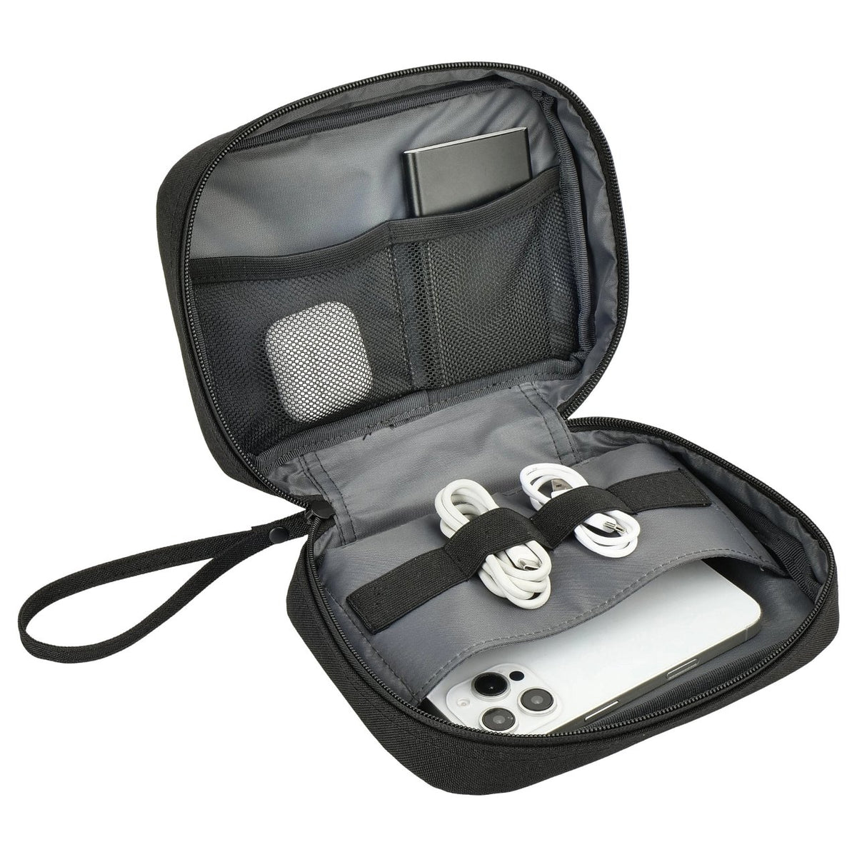 Organizer-Tasche Tech-Zubehörtasche schwarz